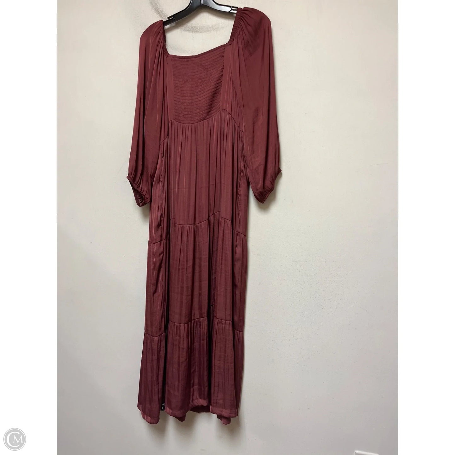Dress Casual Maxi By Soma In Maroon, Size: Xl
