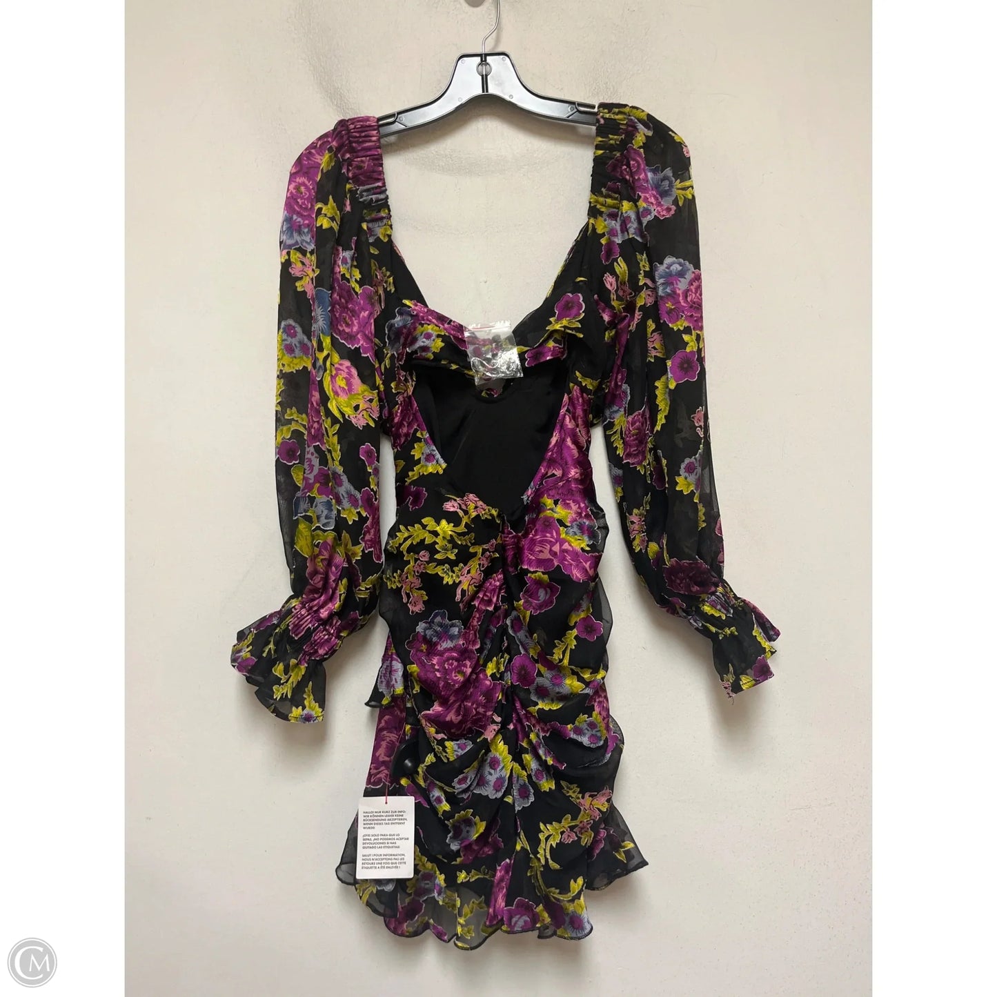 Dress Casual Short By Asos In Floral Print, Size: Xs