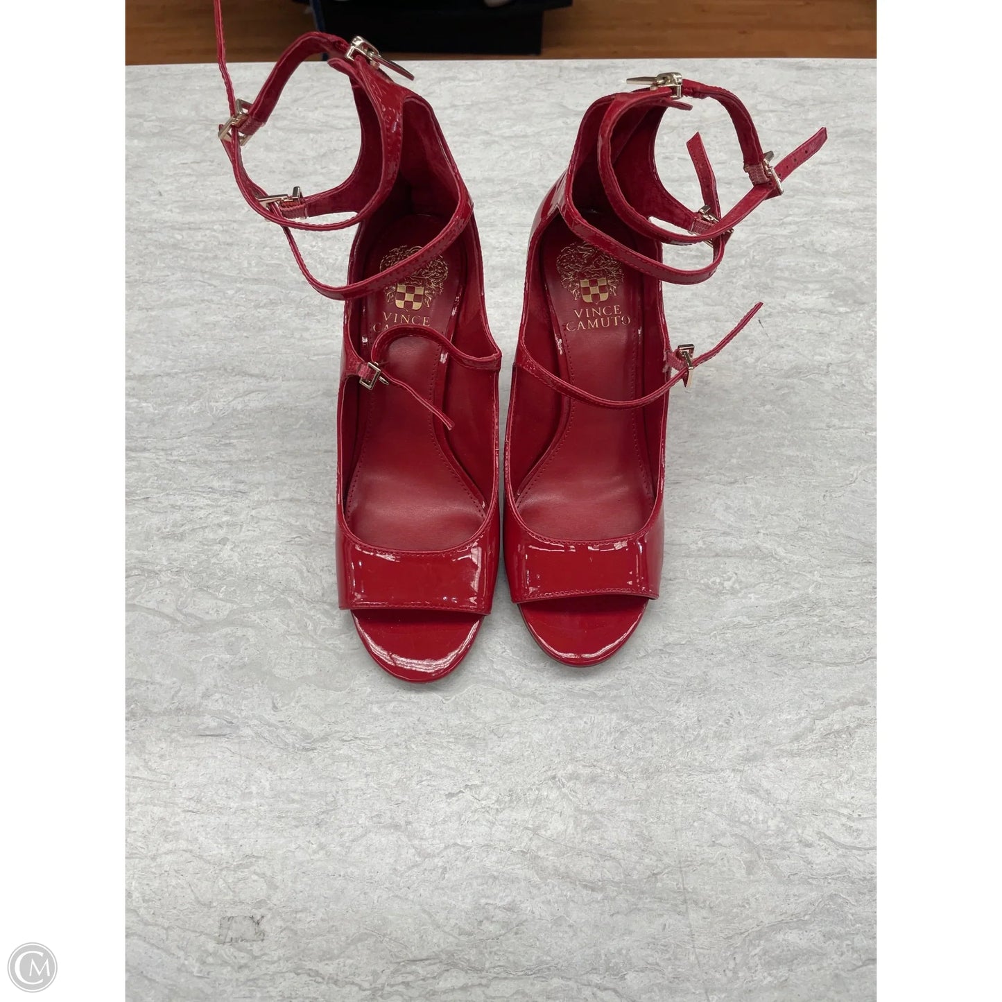 Shoes Heels Stiletto By Vince Camuto In Red, Size: 8