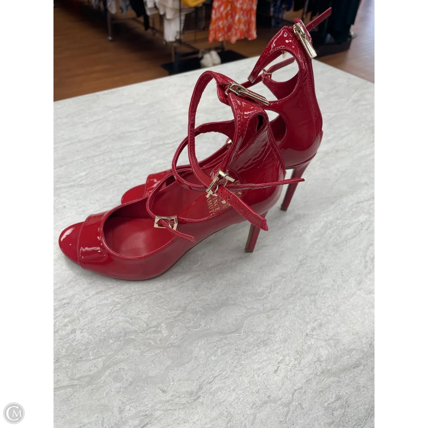 Shoes Heels Stiletto By Vince Camuto In Red, Size: 8