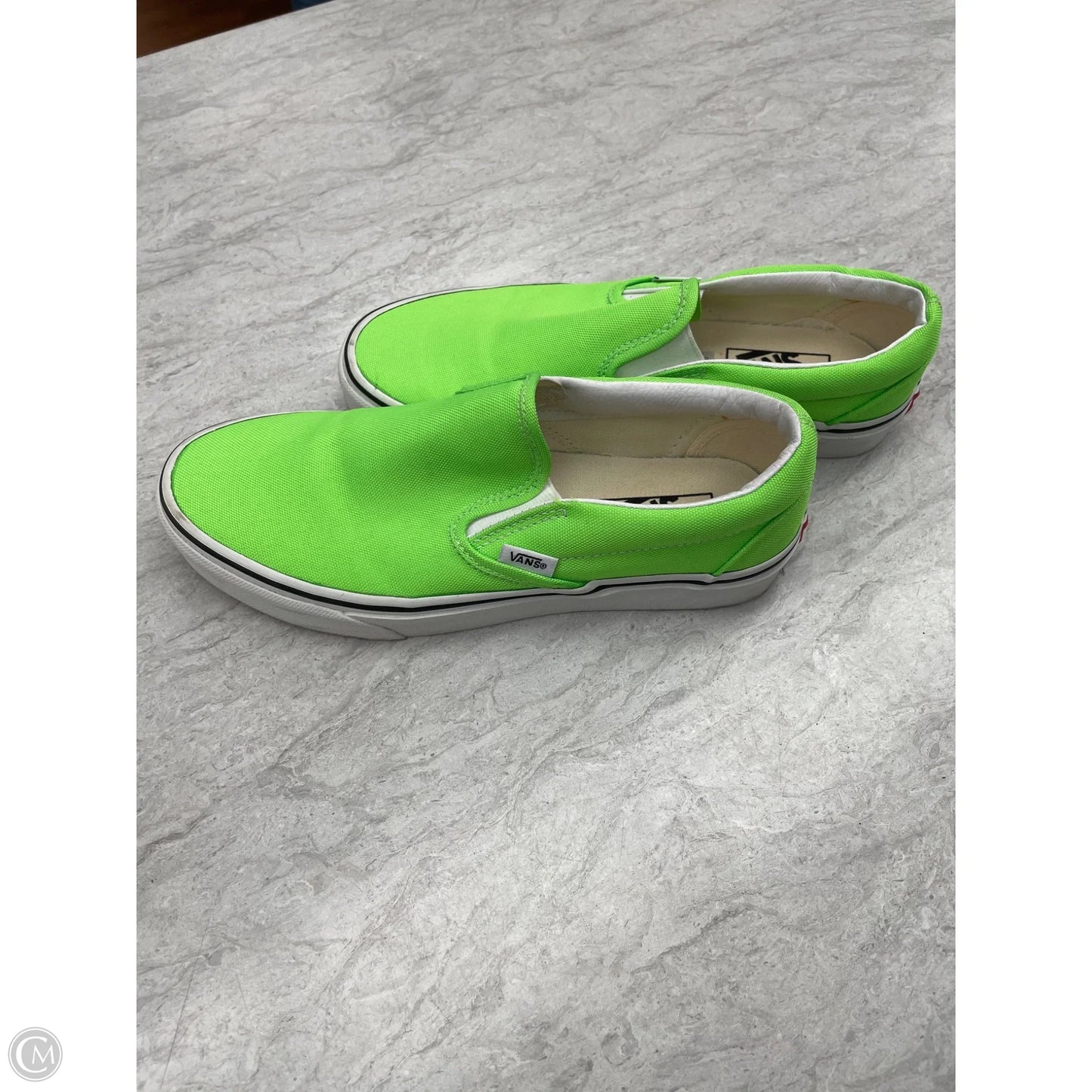 Shoes Sneakers By Vans In Green, Size: 8