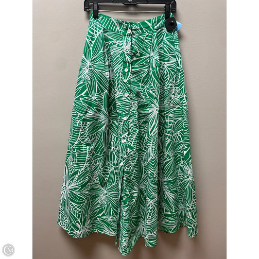 Skirt Maxi By Target-designer In Green & White, Size: 0