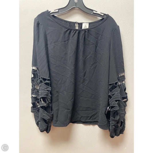 Top Long Sleeve By Joie In Black, Size: M