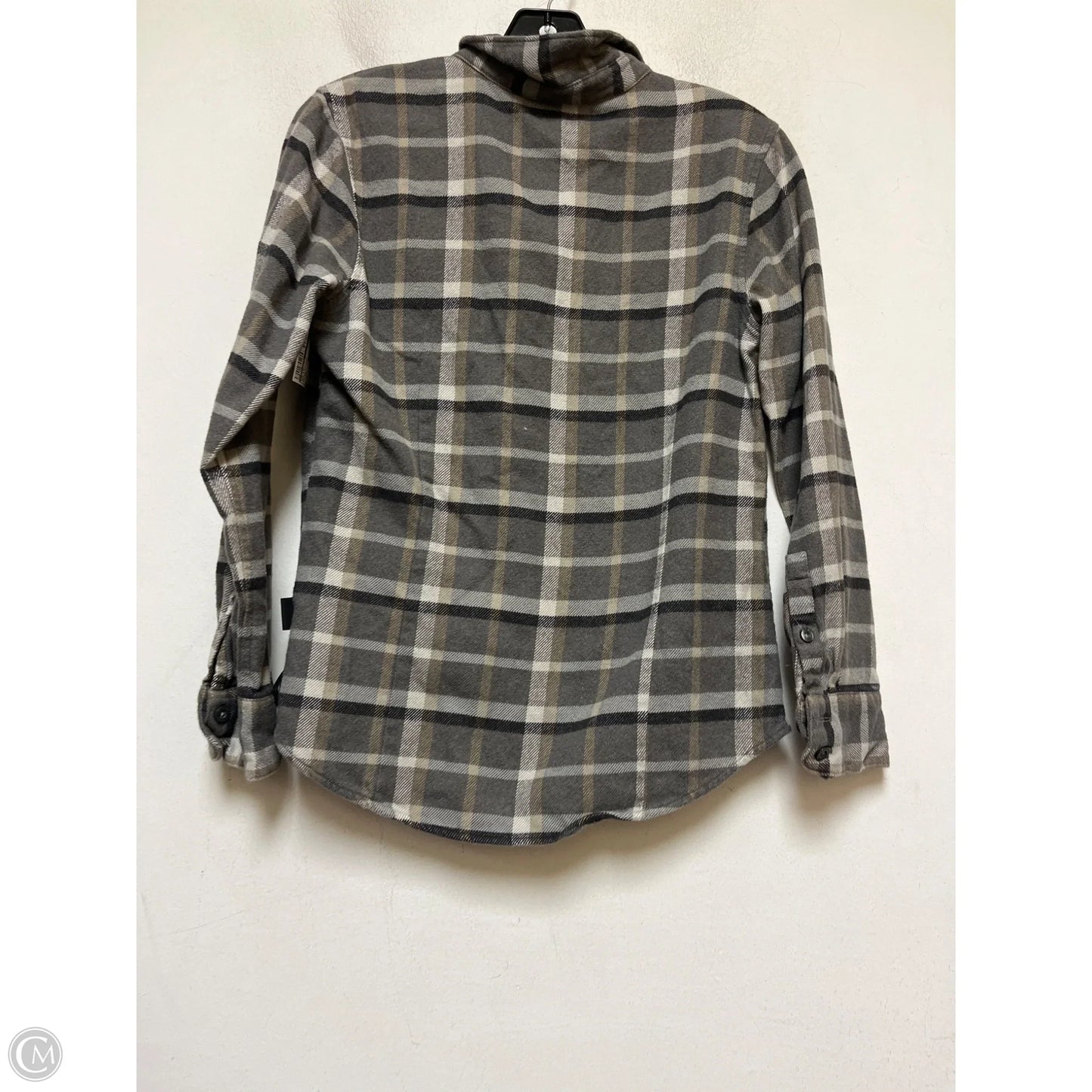 Top Long Sleeve By Patagonia In Plaid Pattern, Size: Xs