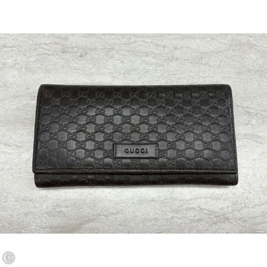 Wallet Luxury Designer By Gucci, Size: Large