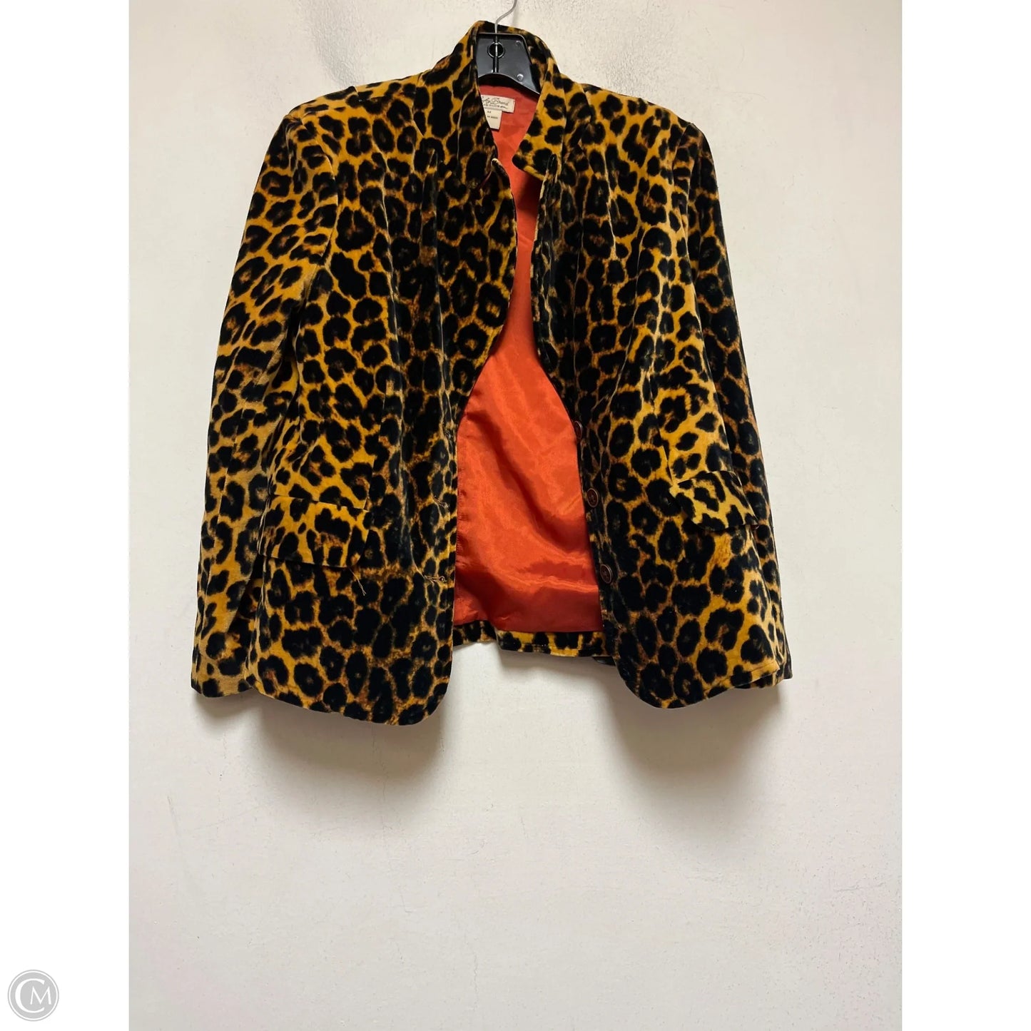 Blazer By Lucky Brand In Animal Print, Size: M