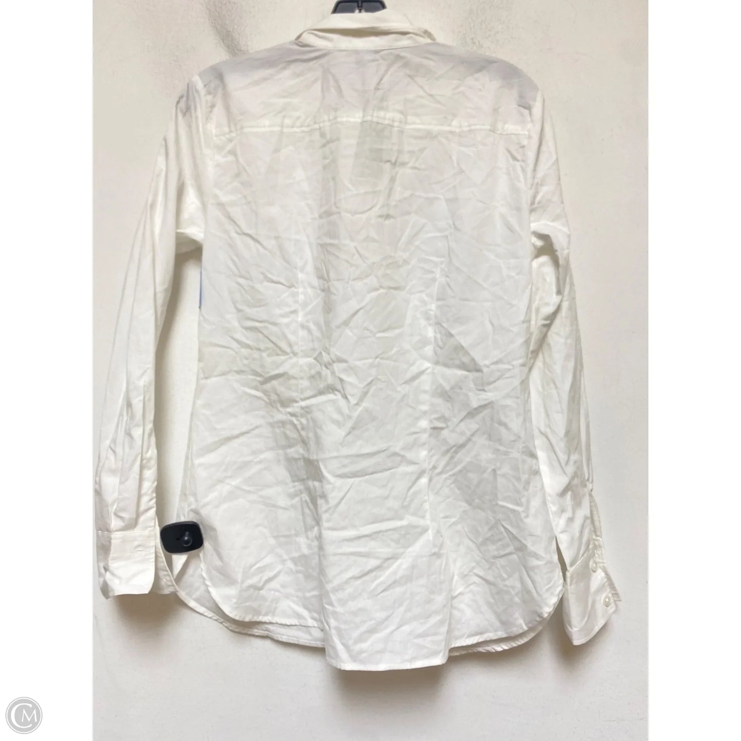 Top Long Sleeve By Ann Taylor In White, Size: Xs