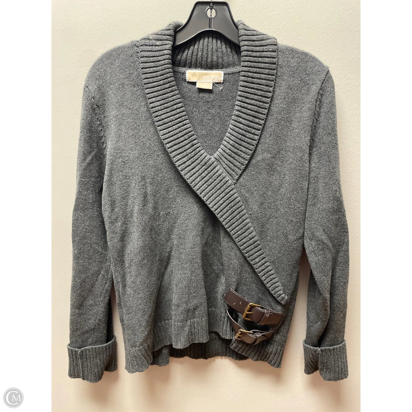 Sweater By Michael By Michael Kors In Grey, Size: M