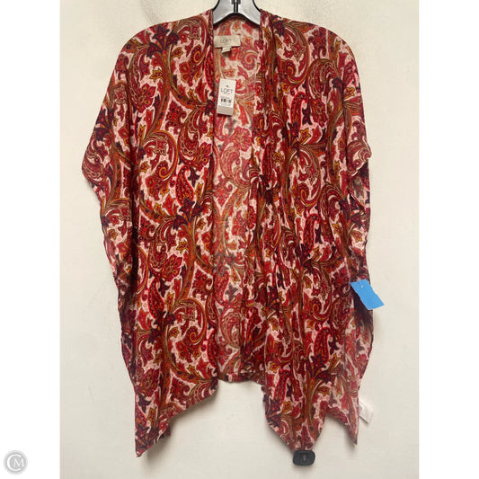 Top Short Sleeve By Loft In Multi-colored, Size: Xs