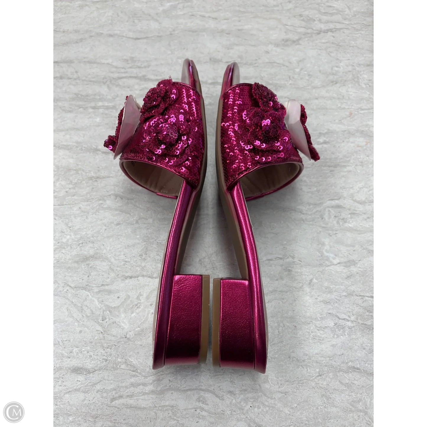 Sandals Flats By Betsey Johnson In Pink, Size: 8