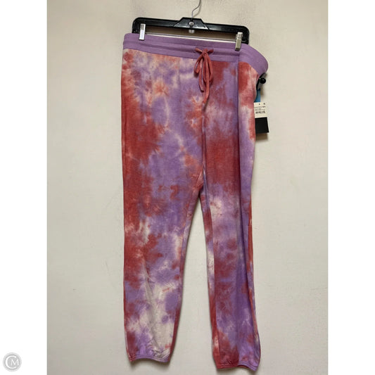 Pajama Pants By Free Press In Tie Dye Print, Size: 16