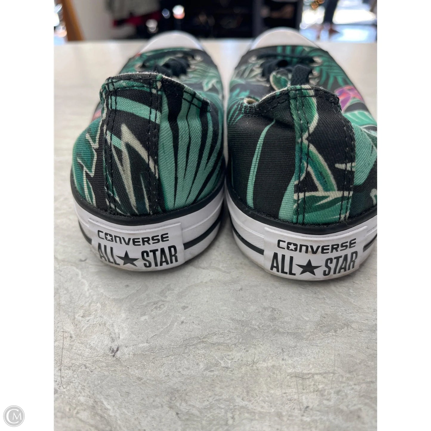 Shoes Sneakers By Converse In Tropical Print, Size: 8.5