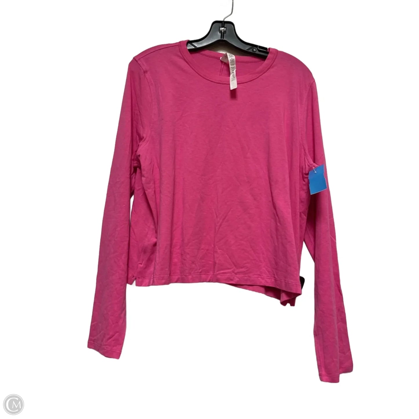 Athletic Top Long Sleeve Crewneck By Lululemon In Pink, Size: 12