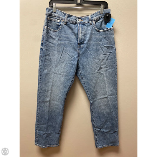 Jeans Straight By Madewell In Blue Denim, Size: 8p