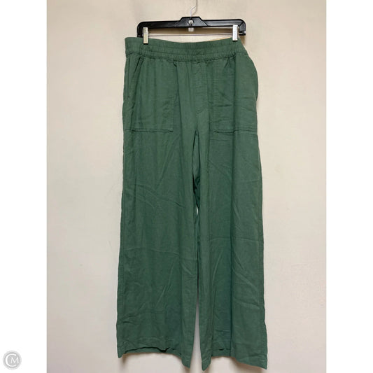 Pants Wide Leg By St Johns Bay In Green, Size: 16