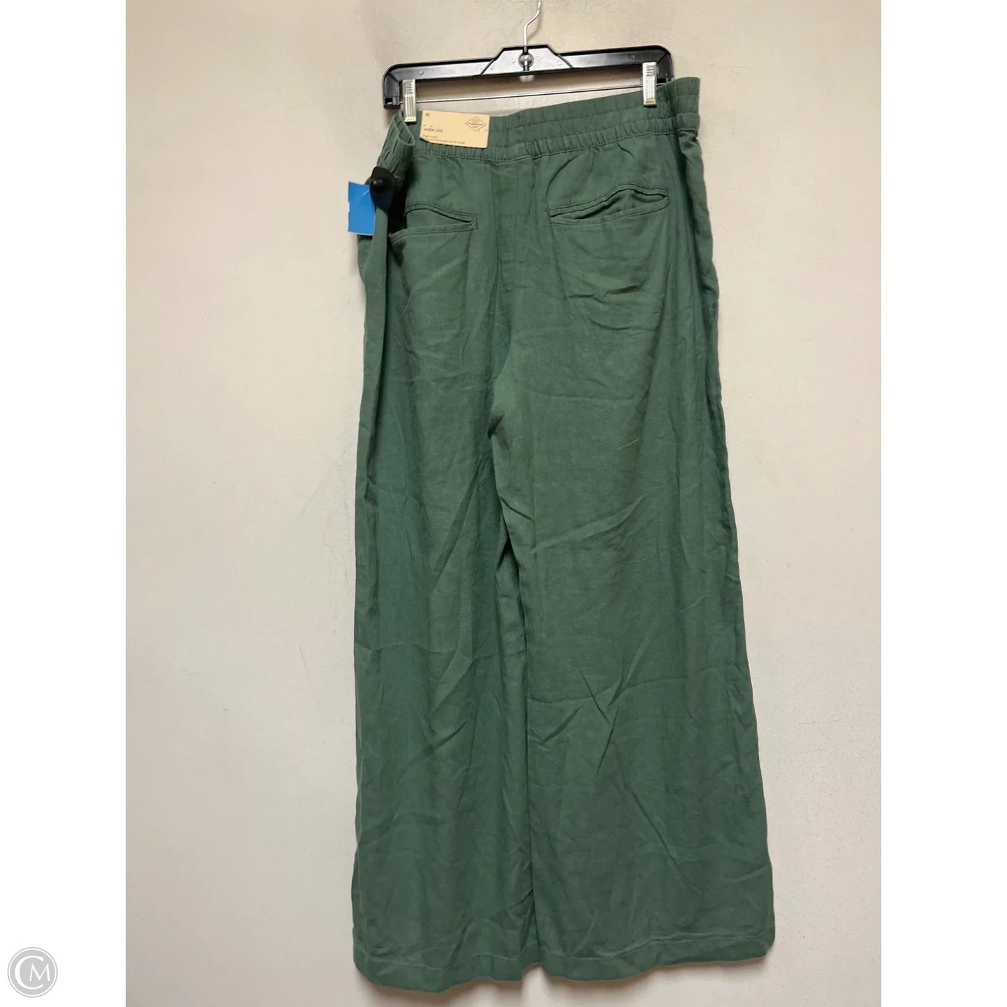 Pants Wide Leg By St Johns Bay In Green, Size: 16