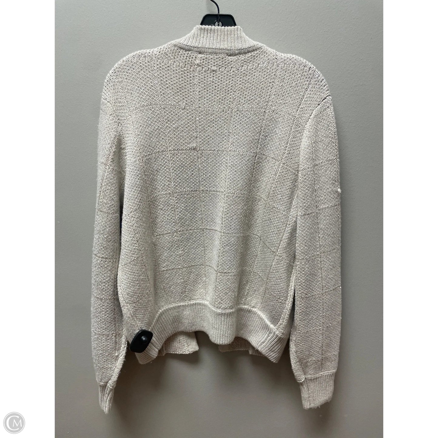 Sweater Cardigan By Jessica Simpson In Tan, Size: M