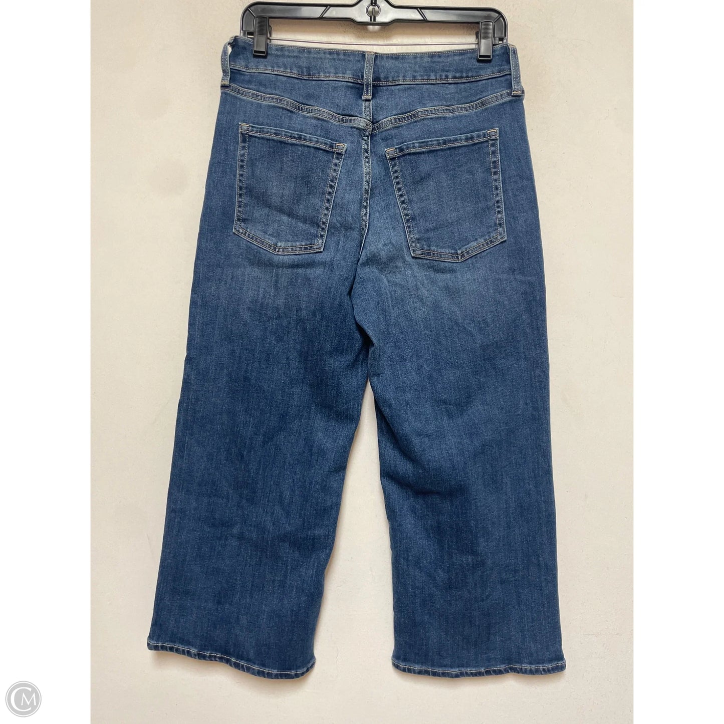 Jeans Wide Leg By Old Navy In Blue Denim, Size: 8p