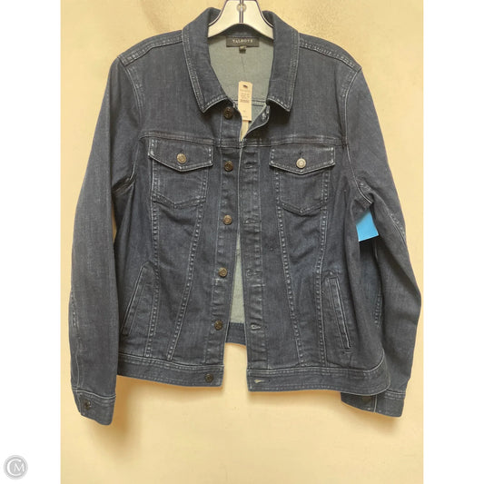 Jacket Denim By Talbots In Blue Denim, Size: Xl