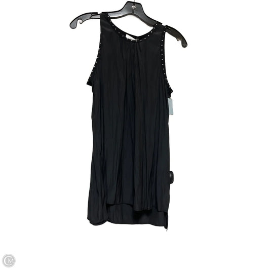Top Sleeveless By Clothes Mentor In Black, Size: S