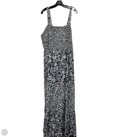 Dress Casual Maxi By Lane Bryant In Blue & White, Size: 2x