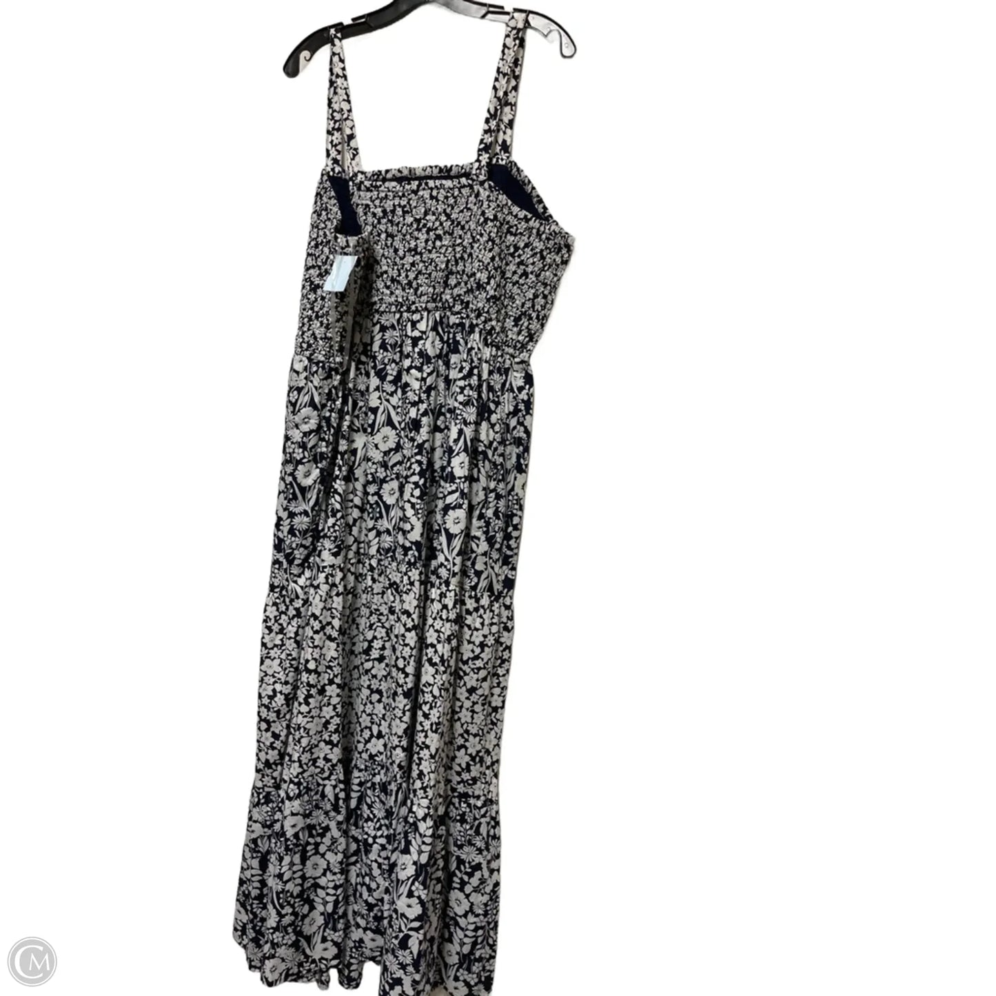 Dress Casual Maxi By Lane Bryant In Blue & White, Size: 2x