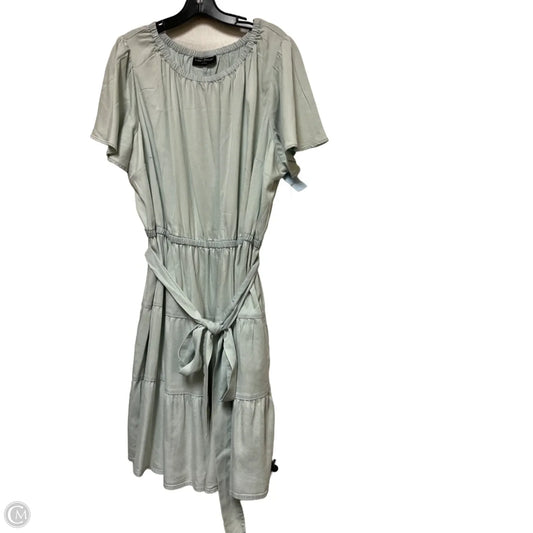Dress Casual Midi By Lane Bryant In Green, Size: 2x