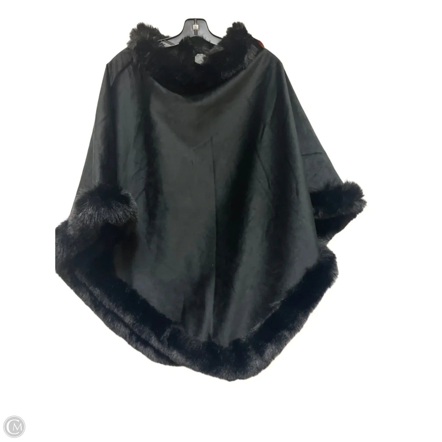 Poncho By Vince Camuto In Black, Size: Osfm