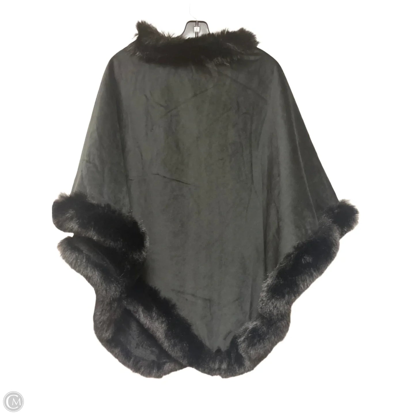 Poncho By Vince Camuto In Black, Size: Osfm