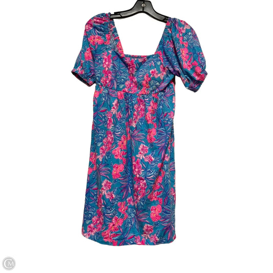Dress Designer By Lilly Pulitzer In Blue & Pink, Size: 0