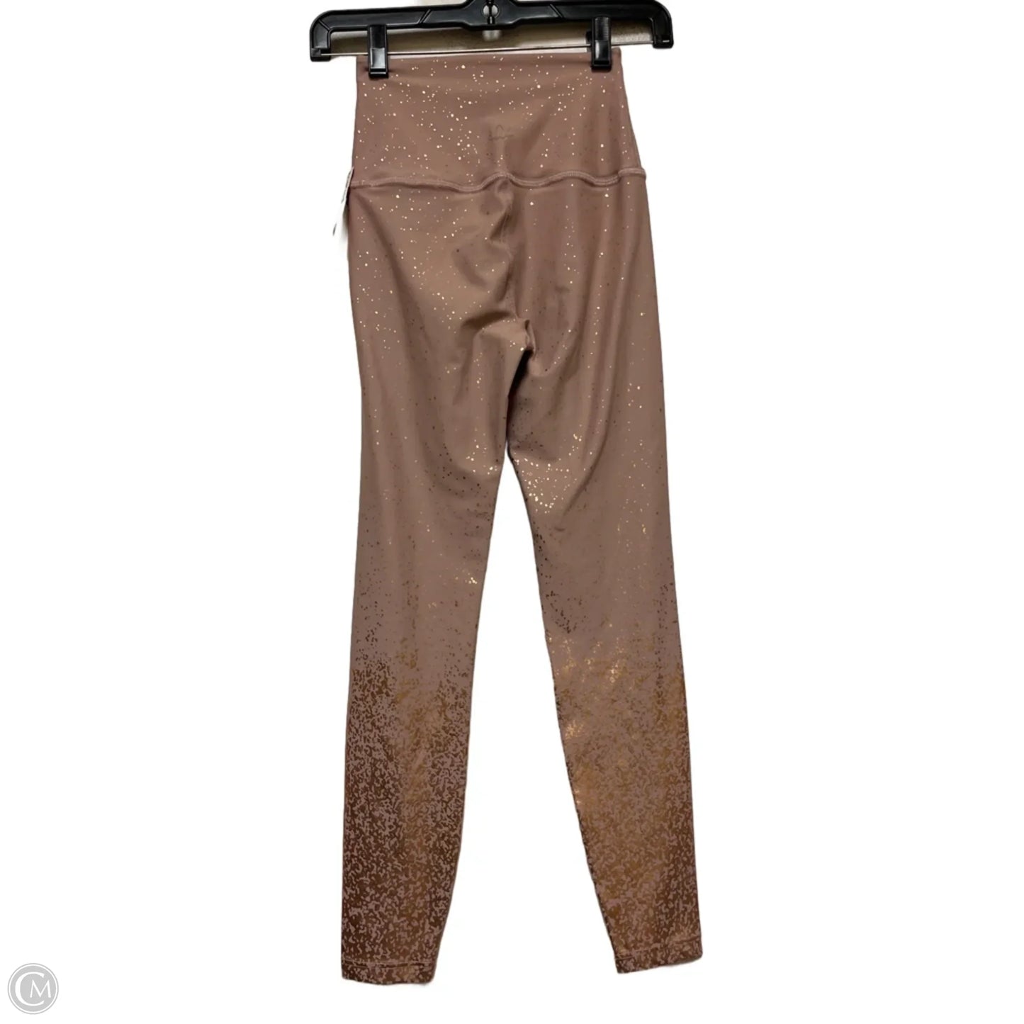 Athletic Leggings By Beyond Yoga In Rose Gold, Size: Xs
