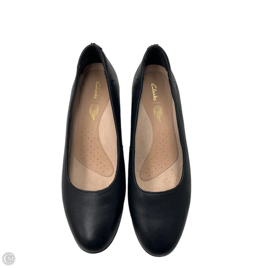 Shoes Heels Block By Clarks In Black, Size: 7