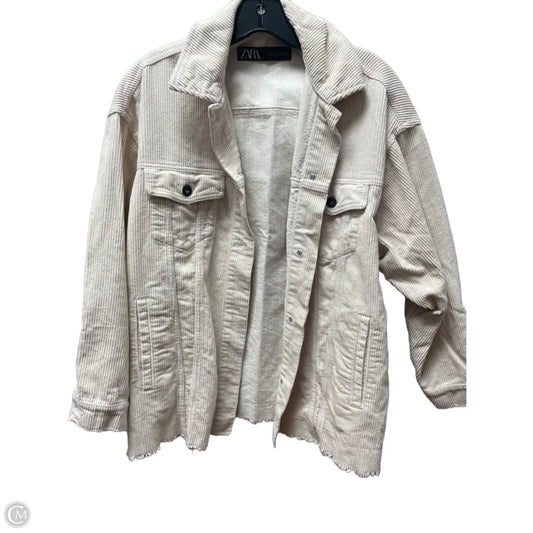 Jacket Other By Zara In Cream, Size: S