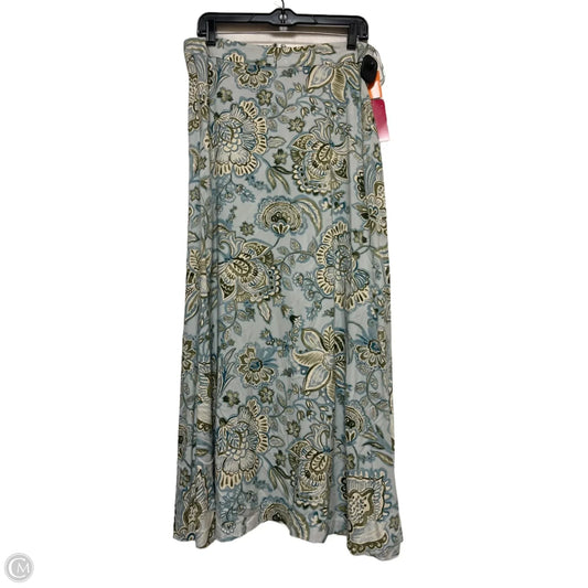 Skirt Maxi By Vince Camuto In Blue & Green, Size: 8