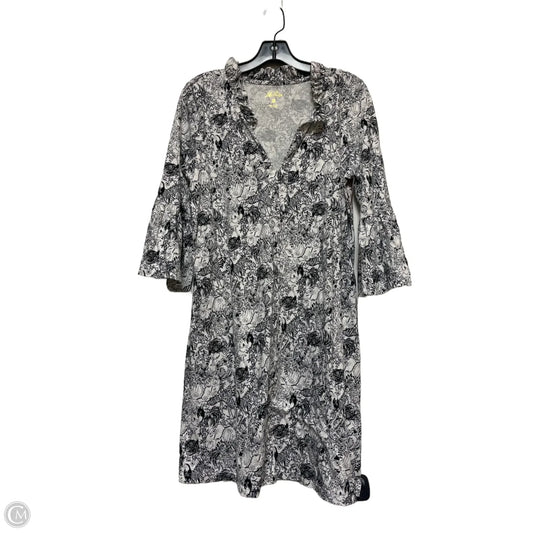 Dress Designer By Lilly Pulitzer In Black & White, Size: M