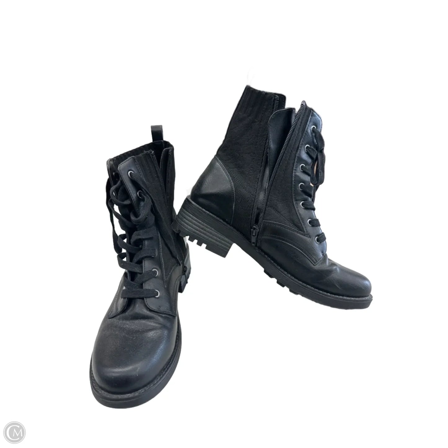 Boots Combat By Life Stride In Black, Size: 10