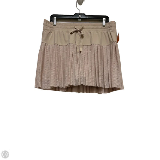Athletic Skirt By Joy Lab In Tan, Size: L