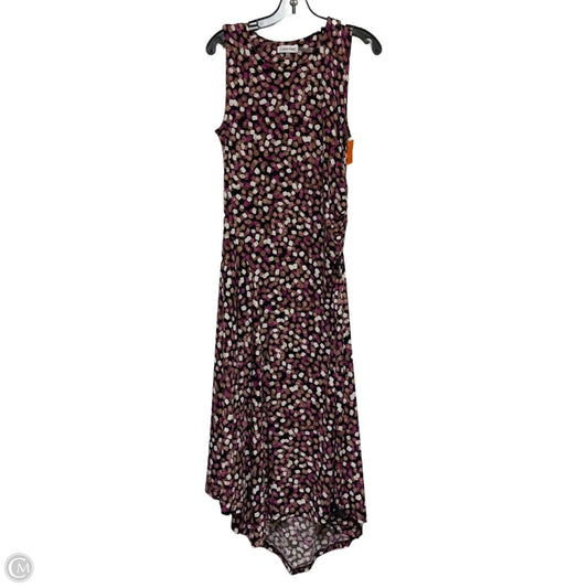 Dress Casual Maxi By Calvin Klein In Brown & Purple, Size: S