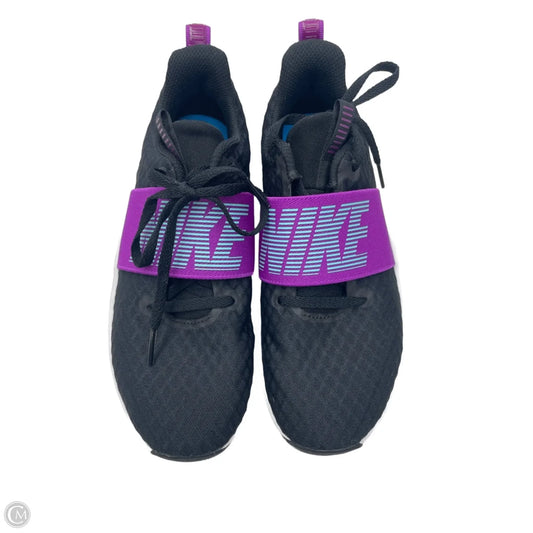 Shoes Athletic By Nike In Black & Purple, Size: 6
