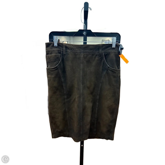 Skirt Luxury Designer By Burberry In Brown, Size: 4
