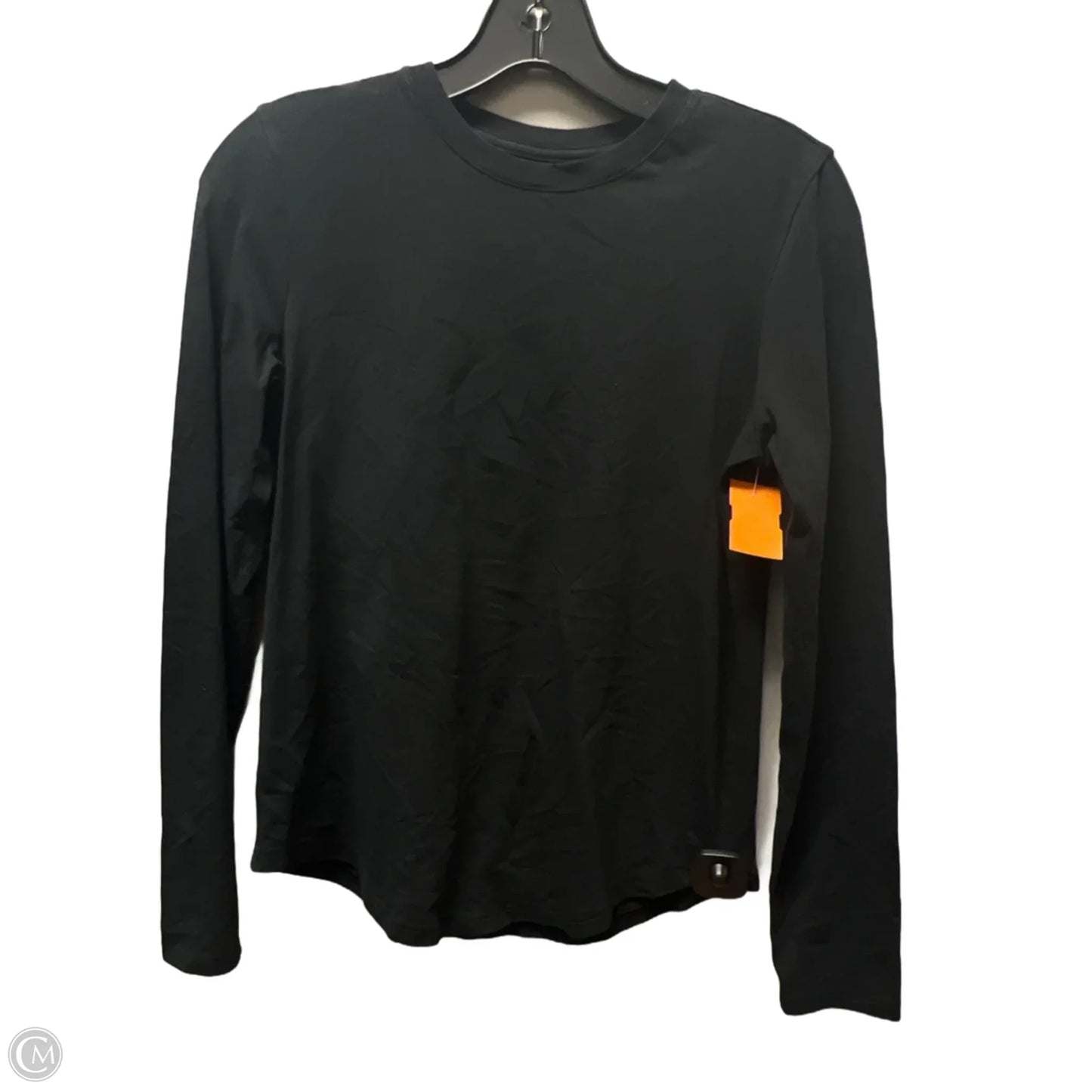 Athletic Top Long Sleeve Crewneck By Lululemon In Black, Size: Xs