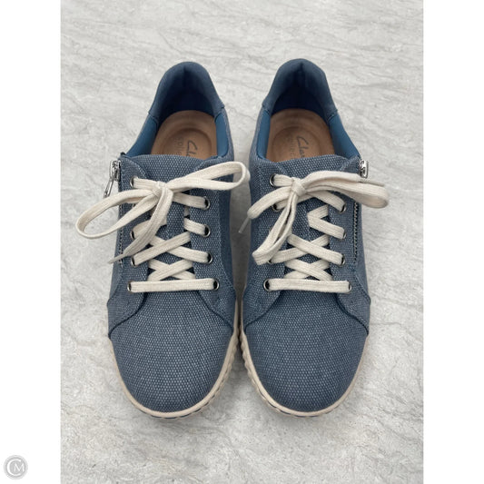 Shoes Flats By Clarks In Blue, Size: 6.5