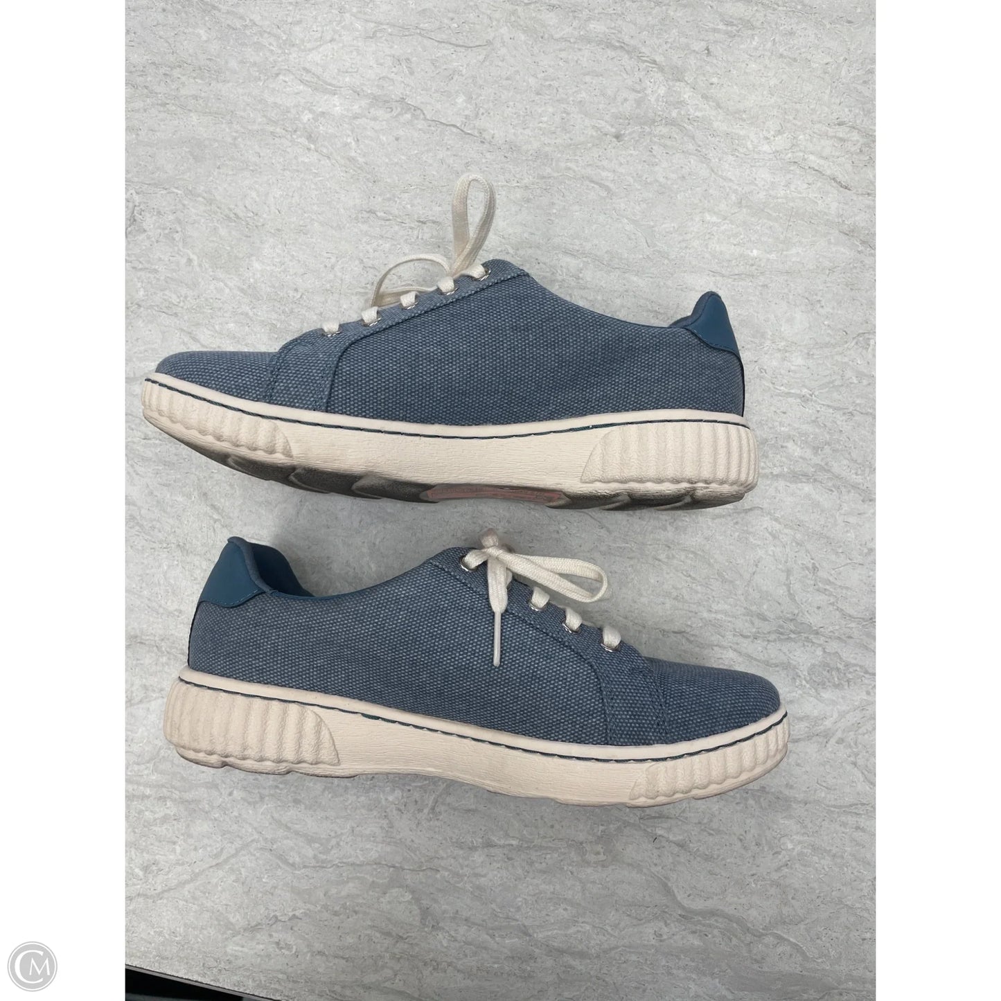 Shoes Flats By Clarks In Blue, Size: 6.5