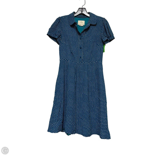 Dress Designer By Kate Spade In Blue & Tan, Size: Xs