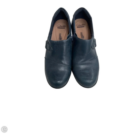 Boots Ankle Heels By Clarks In Blue, Size: 7.5