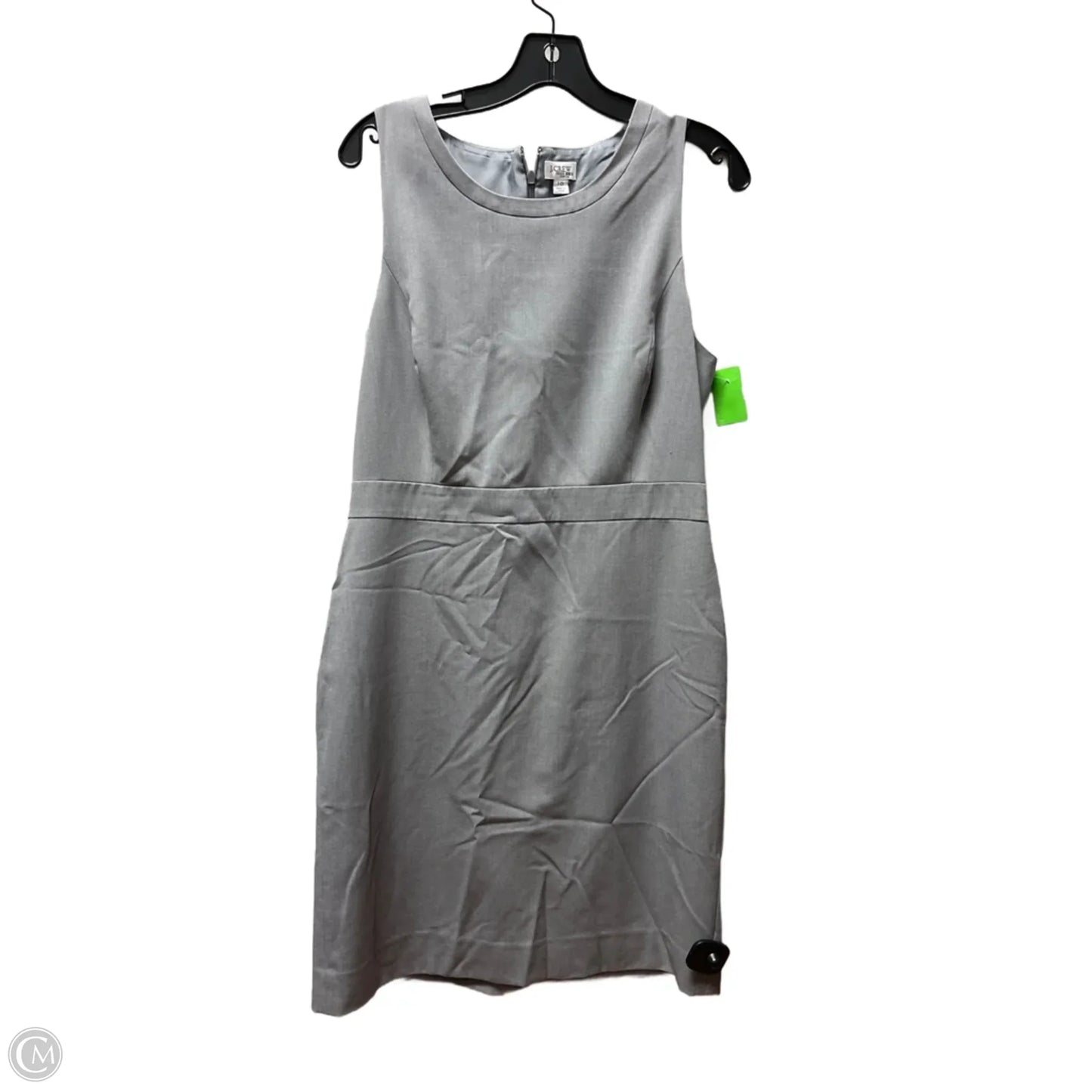 Dress Casual Midi By J. Crew In Grey, Size: M