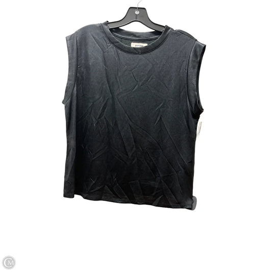 Top Sleeveless Basic By Porridge In Black, Size: M