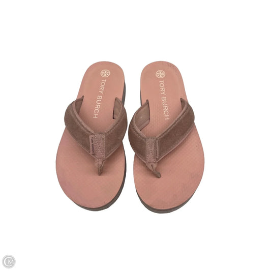 Sandals Designer By Tory Burch In Pink, Size: 7