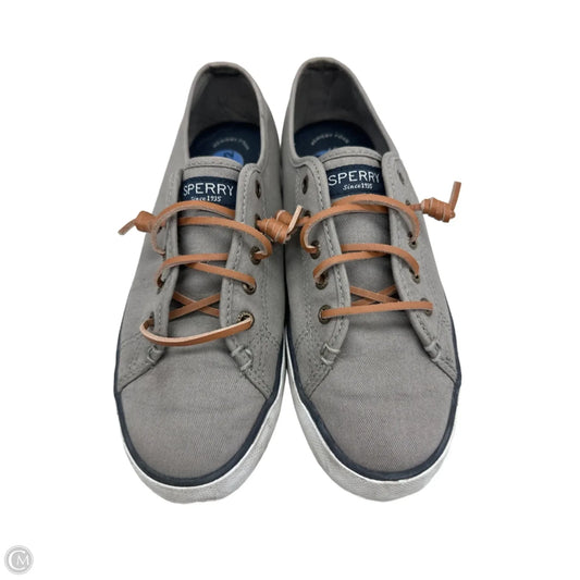 Shoes Flats By Sperry In Grey, Size: 7.5