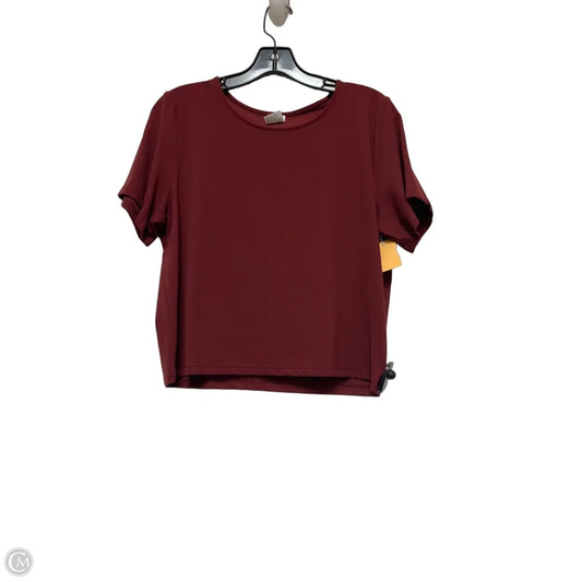 Athletic Top Short Sleeve By All In Motion In Brown, Size: Xxl